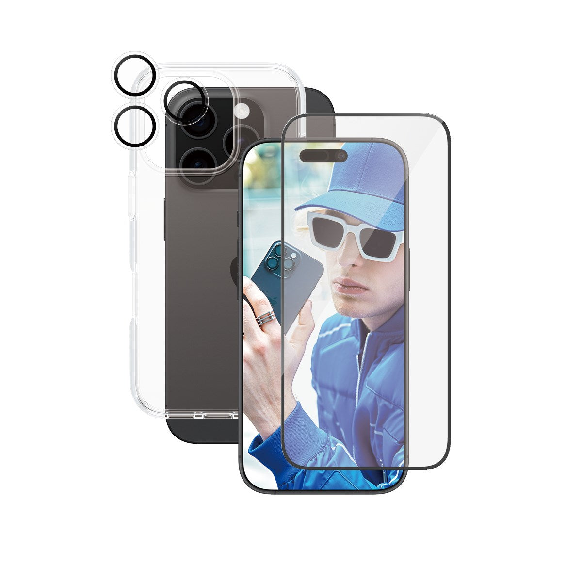 PanzerGlass® | CARE by PanzerGlass® Urban Combat 3-in-1 Bundle iPhone 16 Pro